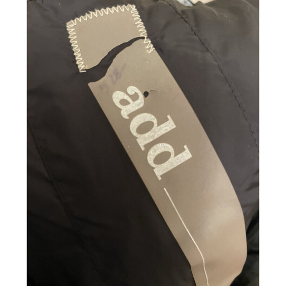 ADD Down Quilted Puffer Hooded Goose Vest Women Size US 4 IT 42 Black Italy Zip - Picture 6 of 9